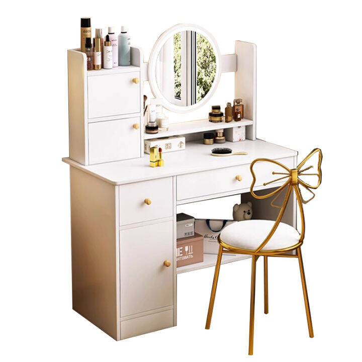 Dressing Table Bedroom Minimalist Modern Makeup Table Storage