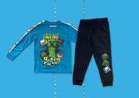 ✅ [4Y] Minecraft Pyjamas Set ชุดนอนเด็ก มายคราฟ