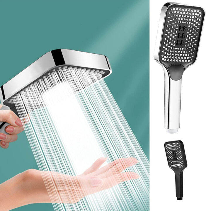 HighPressure Handheld Shower, Hard Water 4 Spray Modes Handheld Shower
