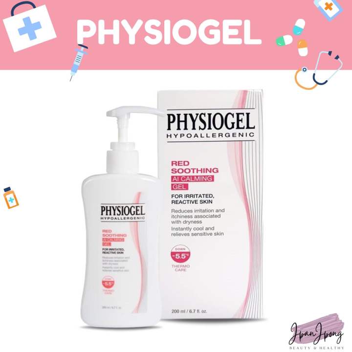 พร้อมส่ง/ฉลากไทย Physiogel red soothing AI calming gel exp.2025