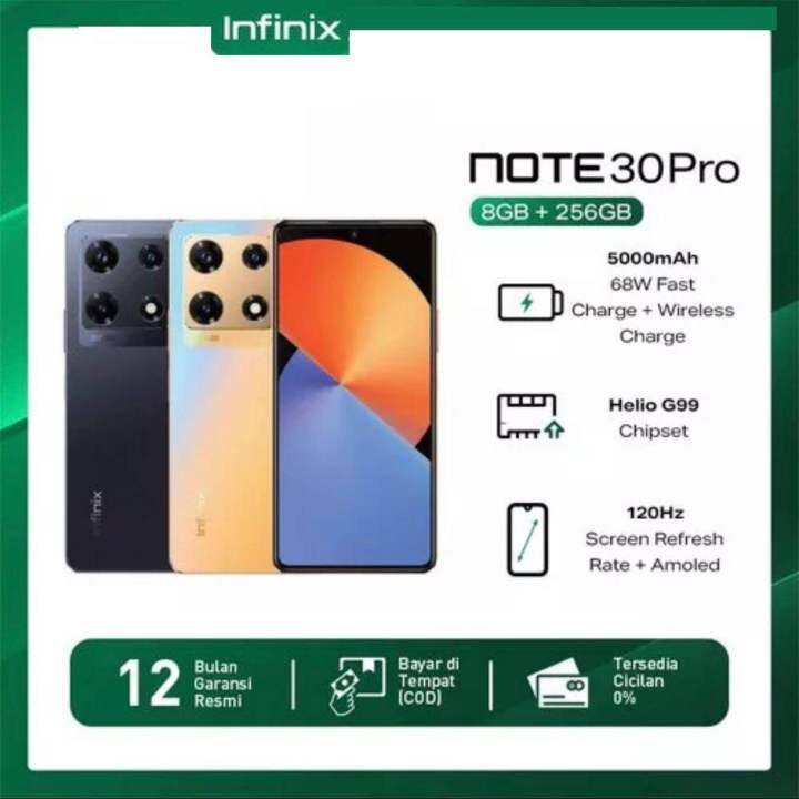 Infinix Note 30 Pro - Smartphone - 256GB/8GB RAM - 6.78 - 108MP - 5000 mAh