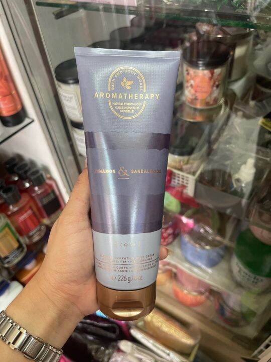 Bath & Body Works Aromatherapy CINNAMON SANDALWOOD Body Cream 226 g