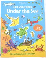 ?มาใหม่? Under the sea first sticker book สมุดภาพสติ๊กเกอร์ (เนื้อหาเป็นภาษาอังกฤษ)​ Usborne sticker book หนังสือนิทานภาษาอังกฤษ หนังสืออัสบอร์นเน่