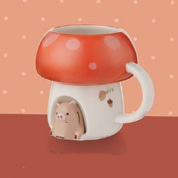 Starbucks Baby Boar Mushroom Home mug 12oz แท้💯