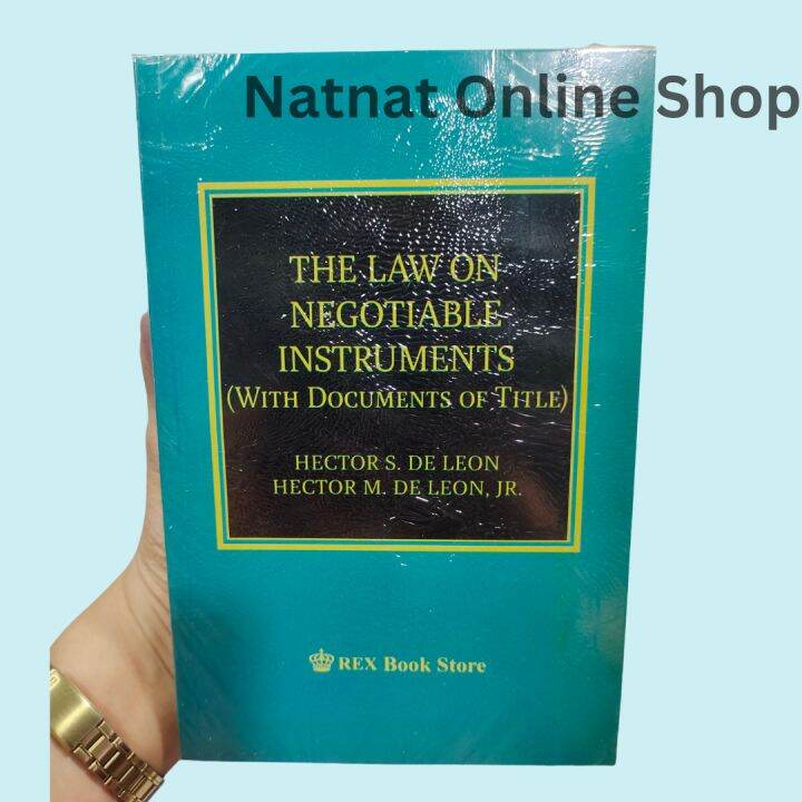 The Law On Negotiable Instruments Lazada PH   Sc5e0044acece4205ac6efcb6c72b544aG  720x720q80 