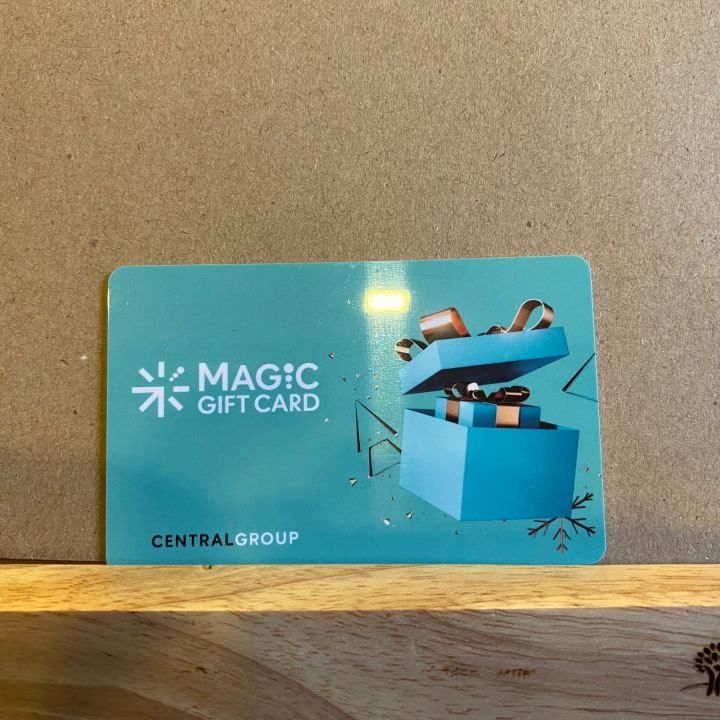 หน้าบัตรอาจไม่ตรงรูปปก-แล้วแต่รอบที่ได้รับมา-บัตรของขวัญเซ็นทรัล-magic-gift-card-cenpay-แบบบัตรพลาสติก-500-1000-บาท-ไม่มีวันหมดอายุ