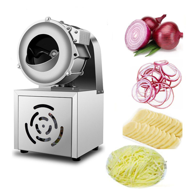 Automatic Vegetable Cutting Machine Electric Potato Onion Carrot Ginger  Slicer Commercial Shredder Multifunction Cutter From Sytsch, $341.71