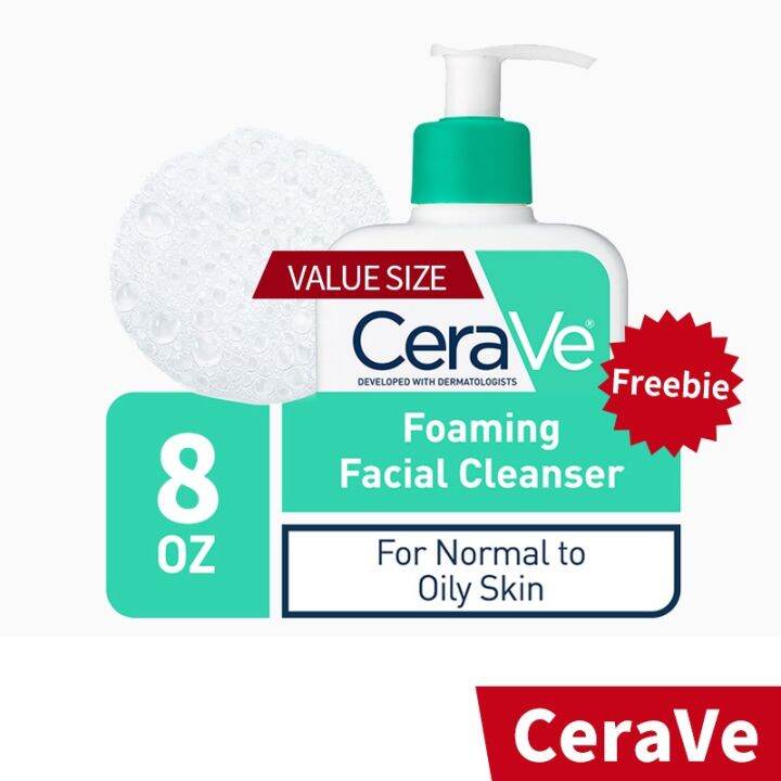 Cerave Foaming Hydration Anti-rugosités Facial Cleanser Cleansers 