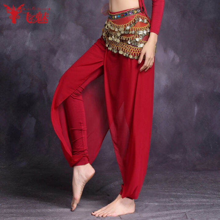 Feimai Belly Dance Pants Slim Bloomers Modal Yoga Pants Dance Practice