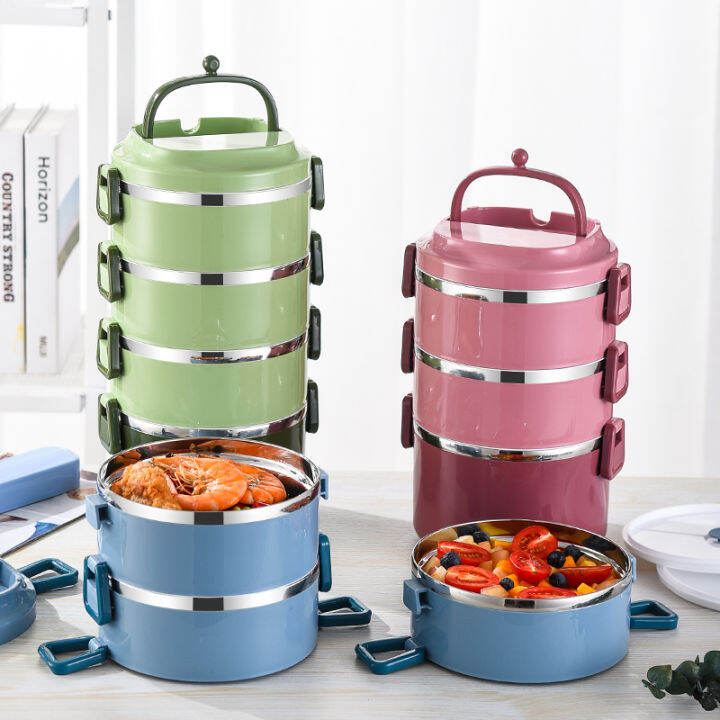 304 Stainless Steel Insulated Lunch Box Student Lunch Box Multi-Layer