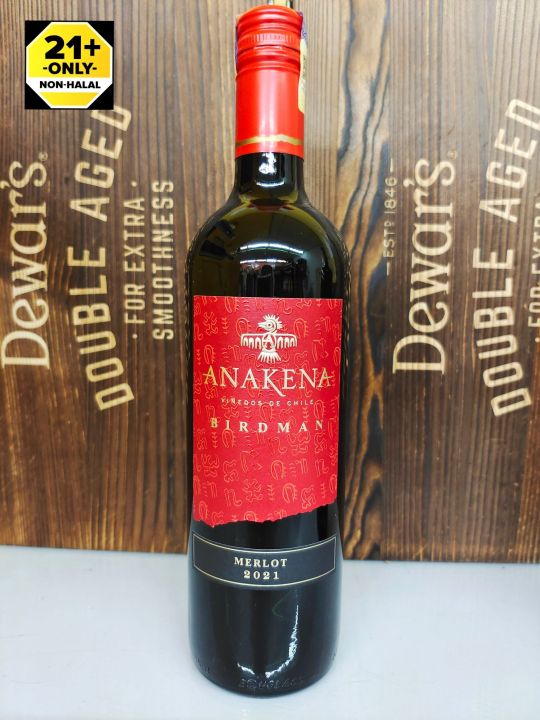 Anakena Birdman Chile Merlot 750ml 💯 Original Ready Stock | Lazada