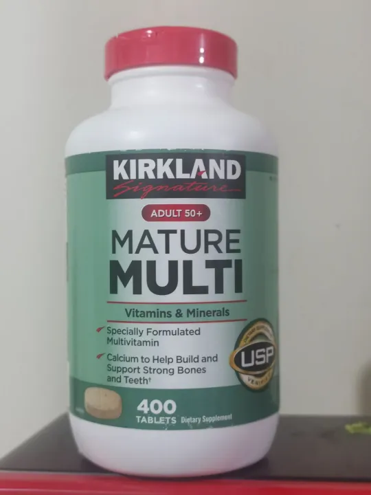 Kirkland Mature Multi Adult Multivitamin Supplement age 50+ like
