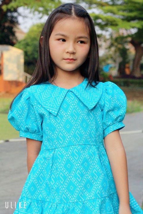 ng-ชุดผ้าไทย-ชุดไทยประยุกต์-ชุดไทยเด็กผู้หญิง