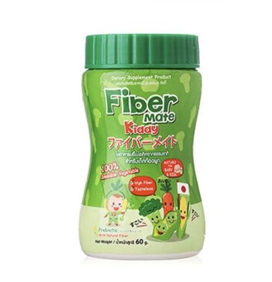 Fiber mate Kiddy ไฟเบอร์เมทคิดดี้ ใยอาหารสำหรับเด็กท้องผูก ไม่ชอบทานผัก ขนาด 60 กรัม