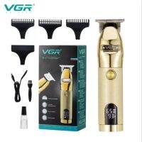 ปัตตาเลี่ยนตัดผมกันขอบแบบไร้สายVGR-275 แบบไร้สายหน้าจอแอลอีดี(สีทอง)