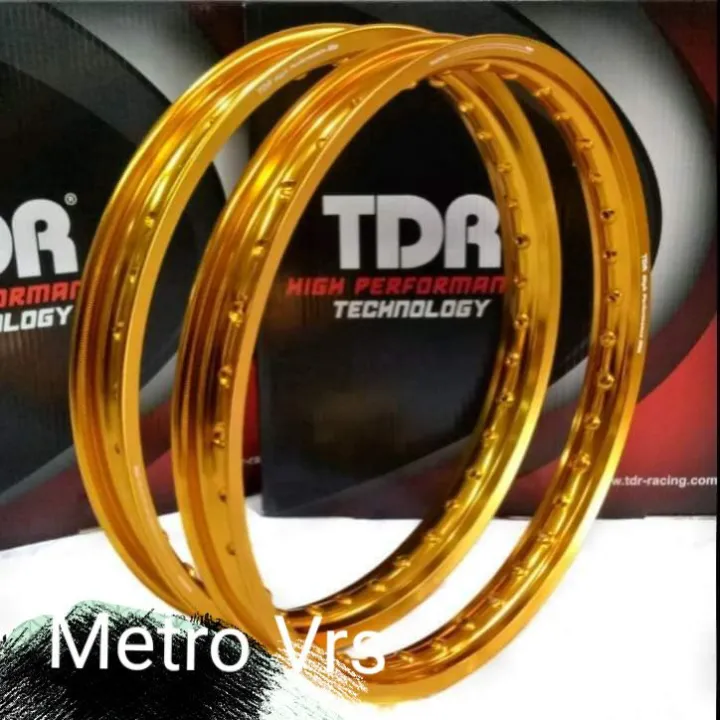 Velg TDR Ring 17 UK 160 Dan 185 Gold Dan Hitam Kilap | Lazada Indonesia