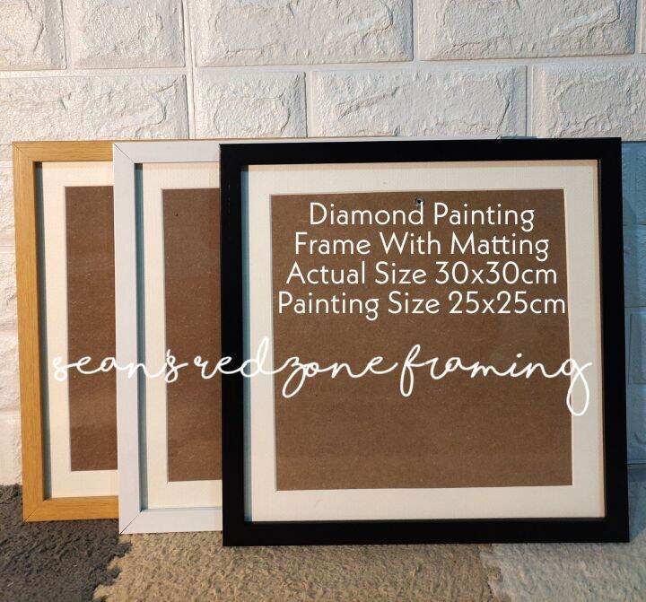 Diamond Painting Frame 30x30 cm with 1