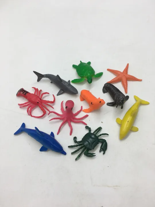 Mini sea animals creature toys for kids 10pcs non toxic | Lazada PH