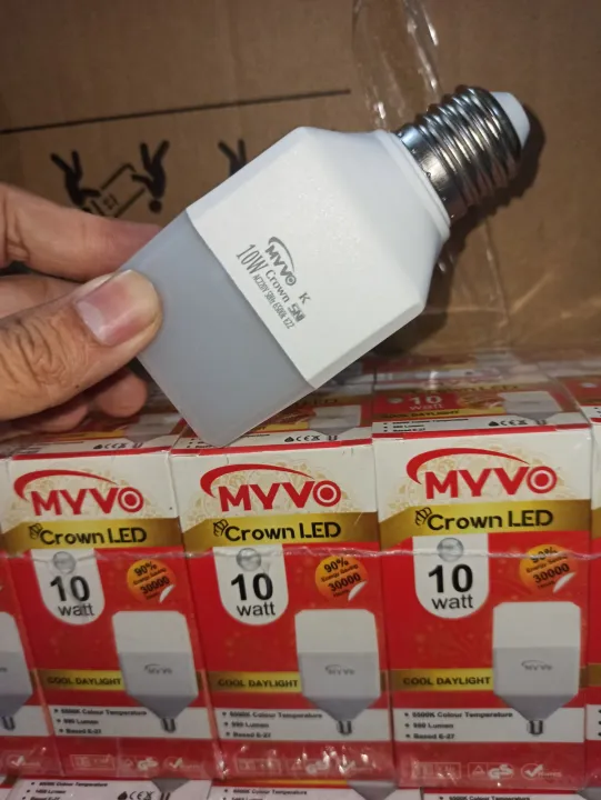 Lampu Led Myvo Crown 10 watt | Lazada Indonesia
