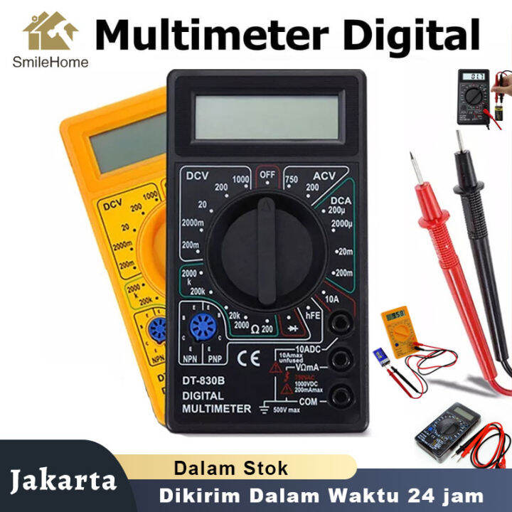 multimeter digital DT830G/DT830B Murah tespen listrik cek kabel putus