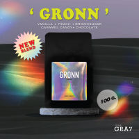 "GRONN" New Blend เมล็ดกาแฟคั่ว 100 g VANILLA/ PEACH/ BROWNSUGAR / CARAMEL CANDY/ CHOCOLATE