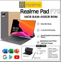 ซื้อ 1 ฟรี 9 รายการ แท็บเล็ตพีซี Realme Pad Ultra tablet 10.8 นิ้วหน้าจอ แอนดรอยด์ 11.0 [ ROM 16GB + 512GB ] Dual SIM LTE 4G/5G