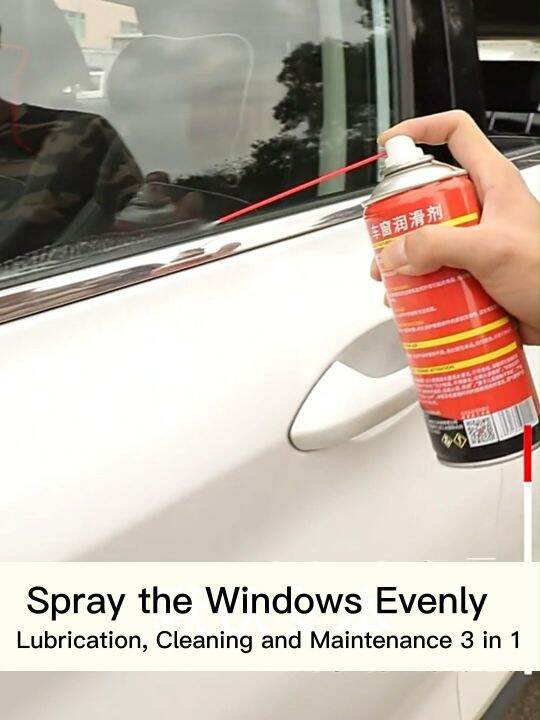 Car Window Glass Lubricant Spray Car Door Noise Cancellation Rubber