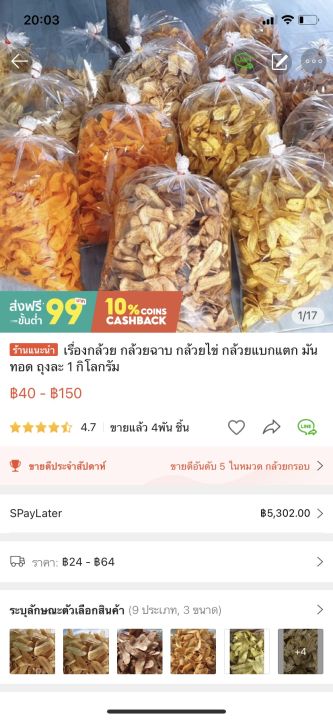 เรื่องกล้วย-กล้วยฉาบ-กล้วยไข่-กล้วยแบกแตก-ถุงละ-500-กรัม-จากเชียงราย-ทำใหม่ทุกวัน