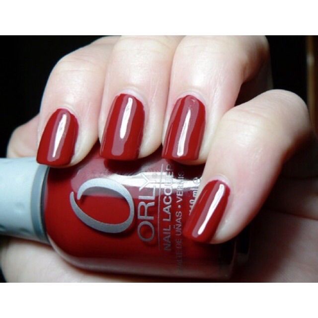 Authentic Orly Nail Lacquer Red Flare 0.6oz
