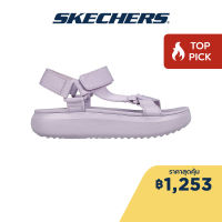 Skechers สเก็ตเชอร์ส รองเท้าแตะผู้หญิง Women BOBS Pop Ups 3.0 Sandals - 113746-LIL Hanger Optional, Machine Washable, Plush Foam, Vegan