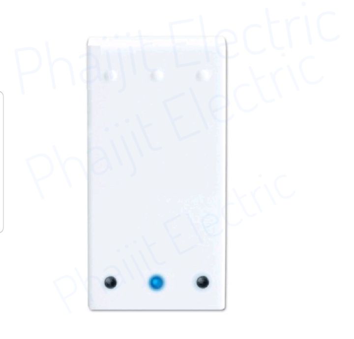 สวิทช์ทางเดียวปิดมีไฟ (1way switch,single pole with LED ) SIEMENS รุ่น DELTA azio 5TA9 850-1PB01 16A/250V Pearl White