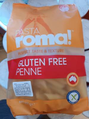 Pasta Roma Gluten Free Penne 350g.เพนเน่ พาสต้าหลอดตัด 350กรัม