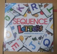 SEQUENCE LETTERS game board เรียนรู้คำศัพท์ a-z