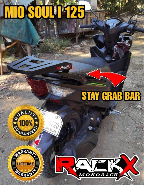 RACK X MONORACK FOR MIO SOUL I 125 (STAY GRAB BAR) Lazada PH