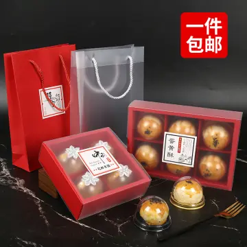 Mooncake Gift Box Mid-Autumn Festival 4 8 Capsules 2023 New High-End  Cantonese Ice Skin Flow Heart Portable Gift Empty Box