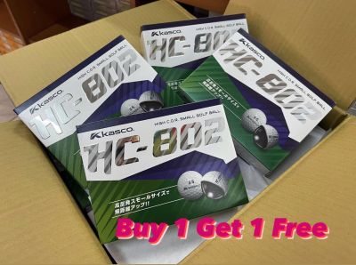 ลูกกอล์ฟ KASCO HIGH C.O.R. SMALL GOLF BALL   HC-802   ตีได้ไกล ระยะดี  ซื้อ 1 โหล แถม 1 โหล