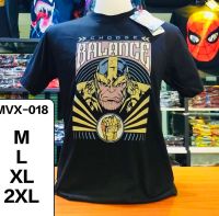 เสื้อMarvel ลิขสิทธิ์แท้ ลาย ทานอส สีดำ (MVX-018)