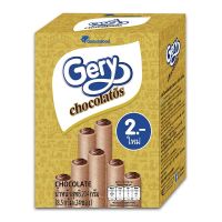 Gery Chocolatos 204g (8.5g × 24pcs) เวเฟอร์ช็อคโกแลตสอดไส้ช็อคโกแลตเต็มแท่ง