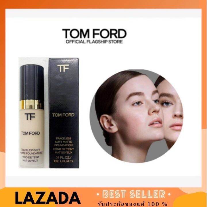 Tom Ford Traceless Soft Matte Foundation 4ml 0 3 Ivory Silk หัวปั้ม