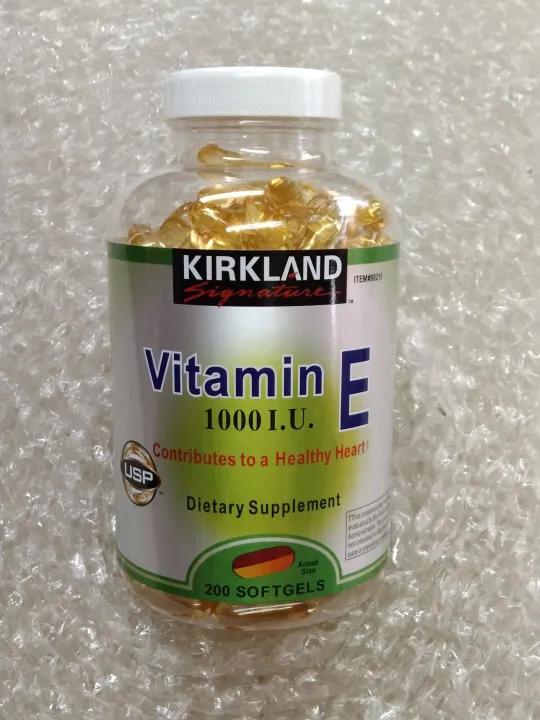 Kirkland Vitamin E 1000 IU 200 softgel Lazada PH