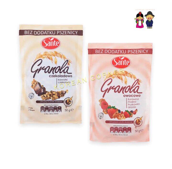 Sante Granola Oats Muesli ซานเต้ มูสลี่ กราโนล่า ธัญพืชผสมช็อกโกแลต
