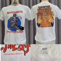 ?Iron maiden เสื้อวง งานลิขสิทธิ์แท้ นำเข้า-UK ป้ายปั้มคอ ของแท้?