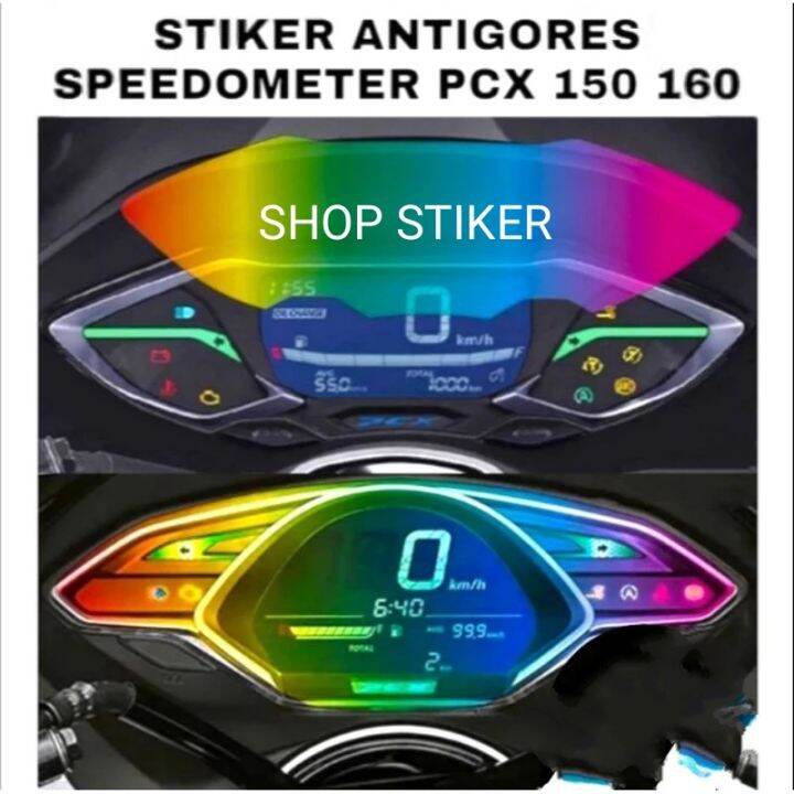 Speedometer Pcx Display STIKER ANTIGORES SPEEDOMETER PCX 150 160 | Lazada Indonesia