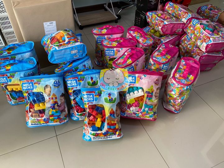 ของแท้-mega-bloks-first-builders-big-building-bag-ตัวต่อ-เมกะ-บล๊อค-บล๊อคตัวต่อ