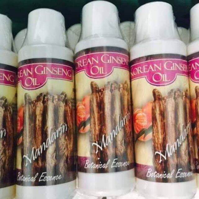 massage Oil Korean Ginseng Mandarin Lazada PH