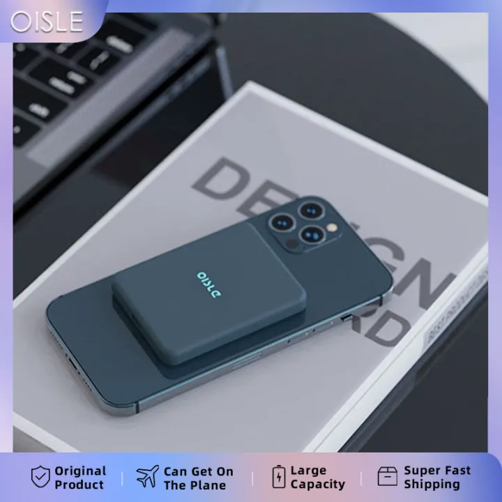 Oisle Portable Back Clip Magsafe Power Bank para sa iPhone13ProMax