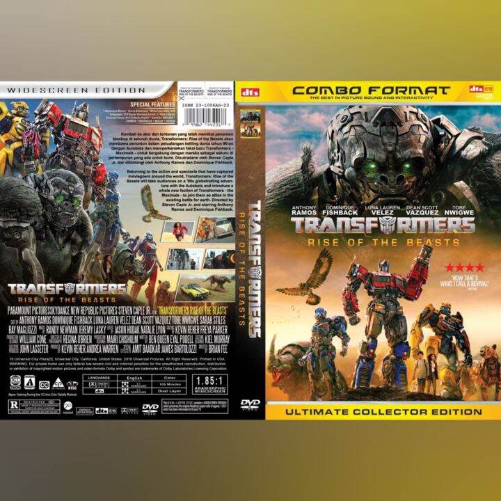 Dvd Film Transformers rise of the beast (2023) Lazada Indonesia