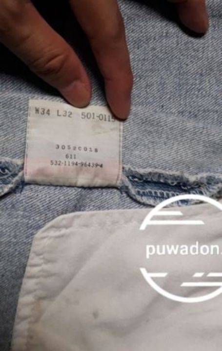 กางเกงยีนส์-levis-501-0115-ขนาดรอบเอว-34-นิ้ว-ความยาวกางเกง-32-นิ้ว-made-in-u-s-a-wpl-423-เนื้อผ้าคุณภาพดี-cotton-original