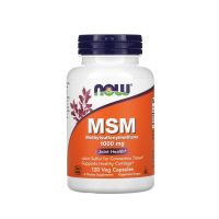 MSM (Methylsulfonylmethane) 1,000 mg 120 Veg Capsules (Now Foods)