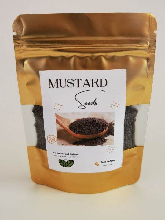 MUSTARD SEED BROWN/BLACK by LK Herbs and Spices (50g) Lazada PH